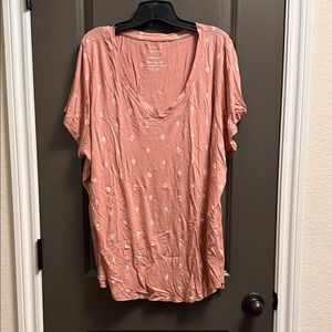 Torrid Coral Short Sleeve Tee